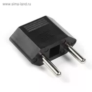 Сетевой переходник REXANT "ТЕФАЛЬ", плоский, черный/белый, 11-1042