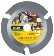 Диск пильный дерево для УШМ 125x22,23/3T Trio Diamond 540125	