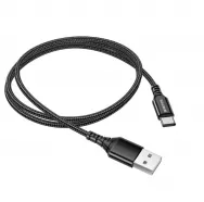 Кабель BOROFONE BX54 USB+Type-C 1м 3А /черный/