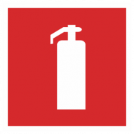 Знак пожарной безопасности "Огнетушитель"200*200 мм Rexant 560051