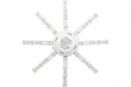 Комплект светодиодных линеек Звездочка smd5730, 12Вт, IP30, 900Лм, 4000К, d180mm, Apeyron, белый