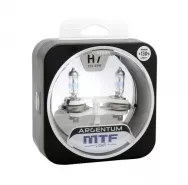 Лампы галогенные MTF ARGENTUM H7 12V 55W +130% (компл. 2шт)