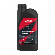 LAVR Масло моторное синтетическое GT OFF ROAD 4T SG 10W-40 1л 