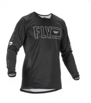 Джерси FLY RACING KINETIC FUEL (2022) черный/белый XL
