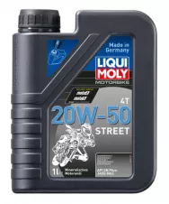 Liqui Moly Масло моторное минеральное Motorbike 4T Street SN 20W-50 1л