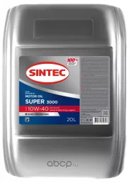 Масло моторное полусинтетическое SINTEC SUPER 3000 SAE 10w40 API SG/CD 20л
