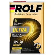 Масло моторное синтетическое ROLF Ultra 5W-30 ACEA C3 API SN/CF 4л *