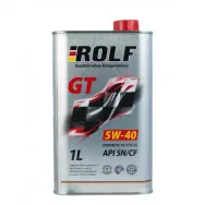 Масло моторное синтетическое ROLF GT 5W40 SN/CF 1л Ж/Б