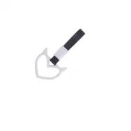 Цурикава/ Tsurikawa JDM Сердце с рожками белое