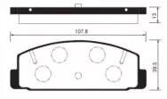Колодки тормозные дисковые SANGSIN BRAKE SP2028