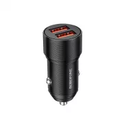 Адаптер BOROFONE BZ19 2 USB /черный/