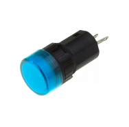 Индикатор d16 220V синий LED (RWE) REXANT