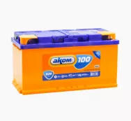 Аккумулятор AKOM- 6CT-100 VL евро. зал. (о.п.)