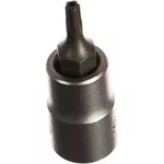 Бита TORX TS10 1/4" 25мм (5ти лучевая) с отверстием Forsage F-12F2510