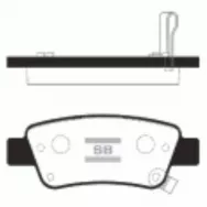 Колодки тормозные дисковые задние SANGSIN BRAKE SP1568