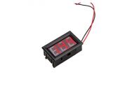 Вольтметр цифровой светодиодный ACV RM37-VTR12R красный