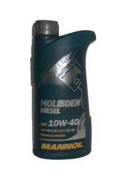 Масло моторное полусинтетическое MANNOL MOLIBDEN DIESEL SAE 10W40 E2/B3 1л