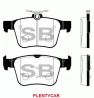 Колодки тормозные SANGSIN BRAKE SP1998