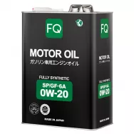 Масло моторное синтетическое FQ SP SP/GF-6A SYNTHETIC 0W-20 4л