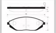Колодки тормозные дисковые передние SANGSIN BRAKE SP1392
