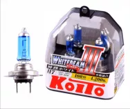 Лампы галогенные Koito Whitebeam H7 12V 55W P0755W (100W) (компл. 2шт)