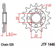 Звезда цепного привода JTF 1446 13SC