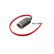 Розетка прикуривателя 12V/10A 120W с проводом (уп.25 шт)