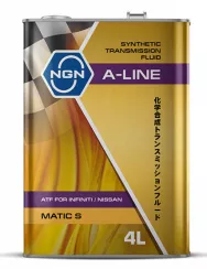 Масло трансмиссионное синтетическое NGN A-LINE ATF MATIC S 4л