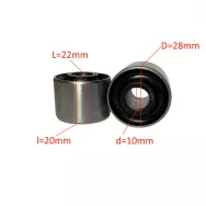 Сайлентблок двигателя (компл. 2 шт.) 4T 50-150cc (D-28x10, L-20x22) CN