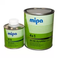 Комплект MIPA грунт 4+1 акриловый (1л) + отвердитель H5 (0,25л) 228510004 /черный/