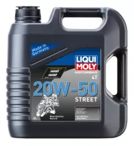 Liqui Moly Масло моторное минеральное Motorbike 4T Street SN 20W-50 4л