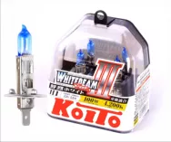 Лампы галогенные Koito Whitebeam H1 12V 55W P0751W (100W) (компл. 2шт)