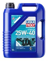 Масло моторное полусинтетическое Liqui Moly Marine 4T Motor Oil SM FC-W 25W-40, 5л