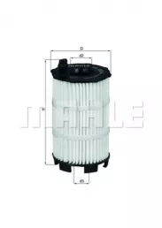 Фильтр масляный Knecht/Mahle OX3504D