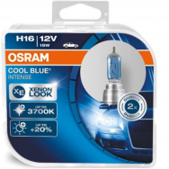 Лампа галогенная Osram EUROBOX H16 12V 19W 64219CBI-HCB PGJ19-3 COOL BLUE INTENSE 4200K