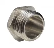 Пробка НИКЕЛИРОВАННАЯ резьбовая VALFEX НР 1/2"