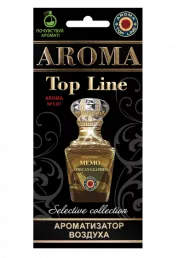 Ароматизатор картонный TOP LINE № S07 Memo African Leather