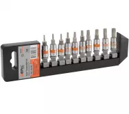Набор головок вставка TORX T8-T45 (DR1/4"; 10пр; холдер) BERIL 701410
