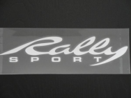 Наклейка 3D "RALLY SPORT" 29*9см