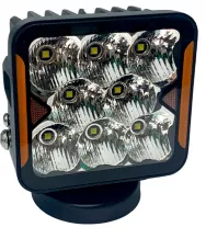 Прожектор 40W 105x100mm чип OSRAM P8 габарит двухцветный: белый+оранжевый G4040S