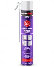 Пена монтажная DONEWELL MAXXIMA 55 DPH10UMAXX55 полиуретановая бытовая 1000мл (М)