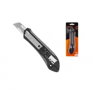 Нож канцелярский выдвижной 18 мм STARTUL Black Line ST0922