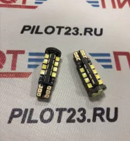 Лампа светодиодная LED PILOT 12V T10-2835-38SMD (белая) PL255760 (уп. 50шт)