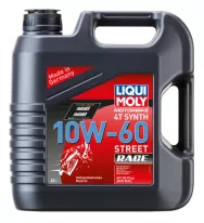 Liqui Moly Масло моторное синтетическое Motorbike 4T Synth Street Race SN 10W-60 4л