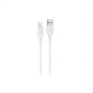 Кабель BOROFONE BX113 USB+Apple 2.4А 1м белый