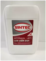 Антифриз красный SINTEC LUX-OEM G-12+ 20л