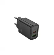 Адаптер HOCO N63/черный/ USB+1Type-C+ 