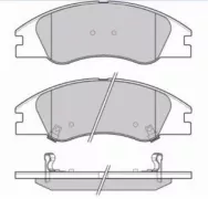 Колодки тормозные дисковые передние SANGSIN BRAKE SP1167