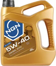 Масло моторное синтетическое NGN DIESEL SYN A-LINE 5W40 CF/SN 4л