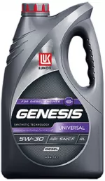 Масло моторное синтетическое Лукойл GENESIS ARMORTECH DIESEL SP/CF 5W30 4л